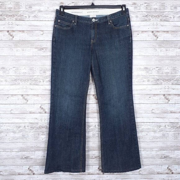 Banana Republic Womens Jeans Sz 10 Boot Cut 7 - Picture 1 of 5